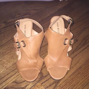 Nine West camel heels